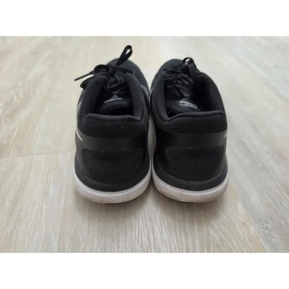 Nike Flex 2016 Run Running Shoes Womens Size 8.5 Black White Sneakers 830751-001
